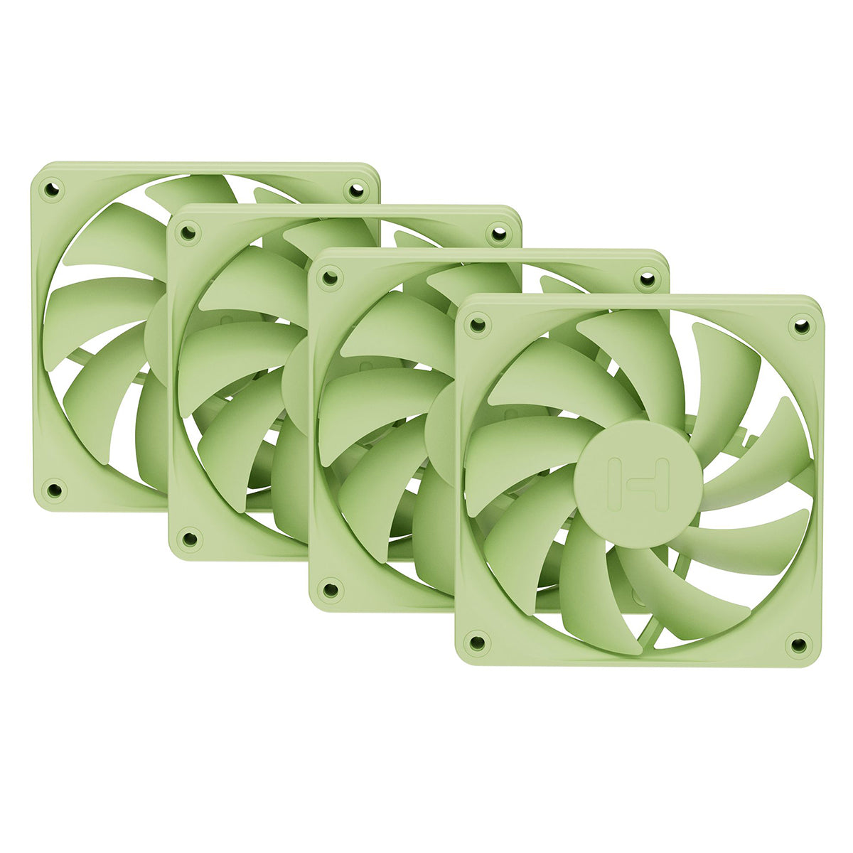 Hyte FA12 120mm PWM Fan 4 Pack - Matcha Milk