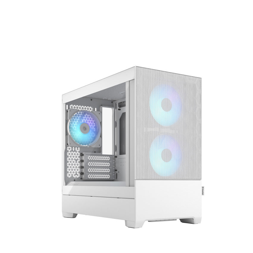 Fractal Design Pop Mini Air RGB mATX Mini Tower - White TG Clear Tint