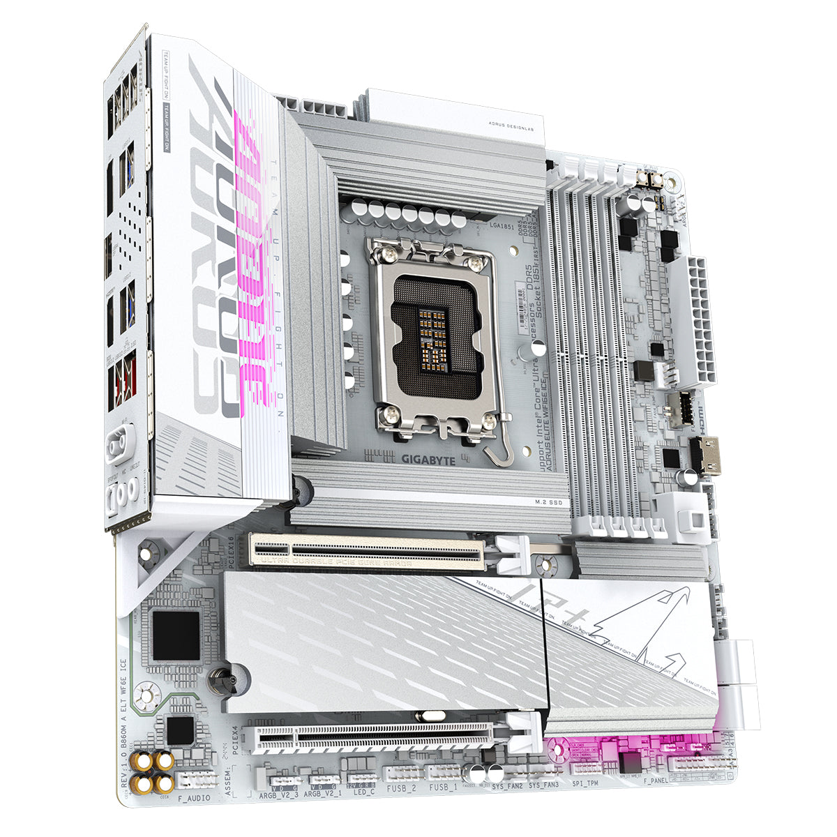GIGABYTE B860M AORUS ELITE WIFI6E ICE mATX Motherboard