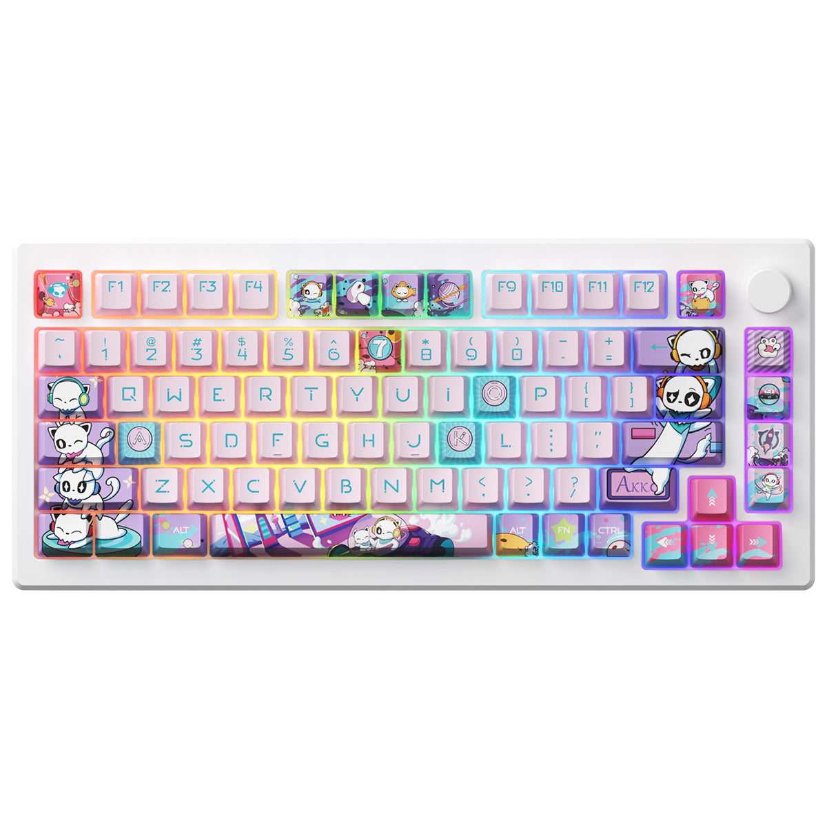 Akko Mod 007B PC 7th Anniversary 75% Wireless Magnetic Hall Effect Keyboard - Magnetic Yellow Switch