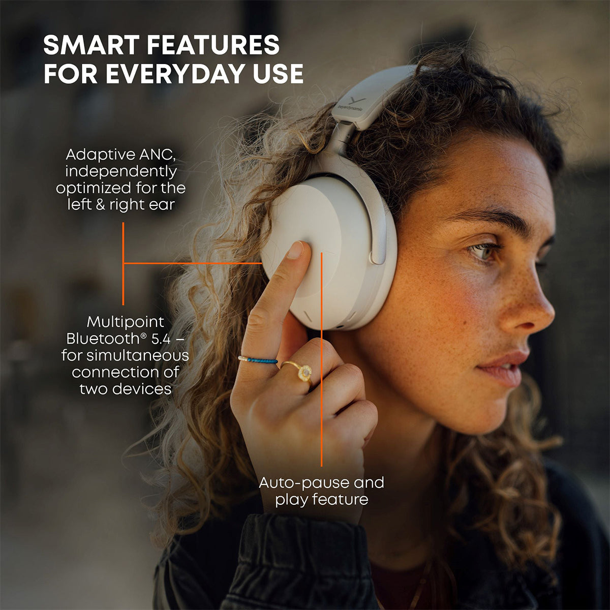 Beyerdynamic Aventho 300 Wireless ANC Over-Ear Headphones - Black