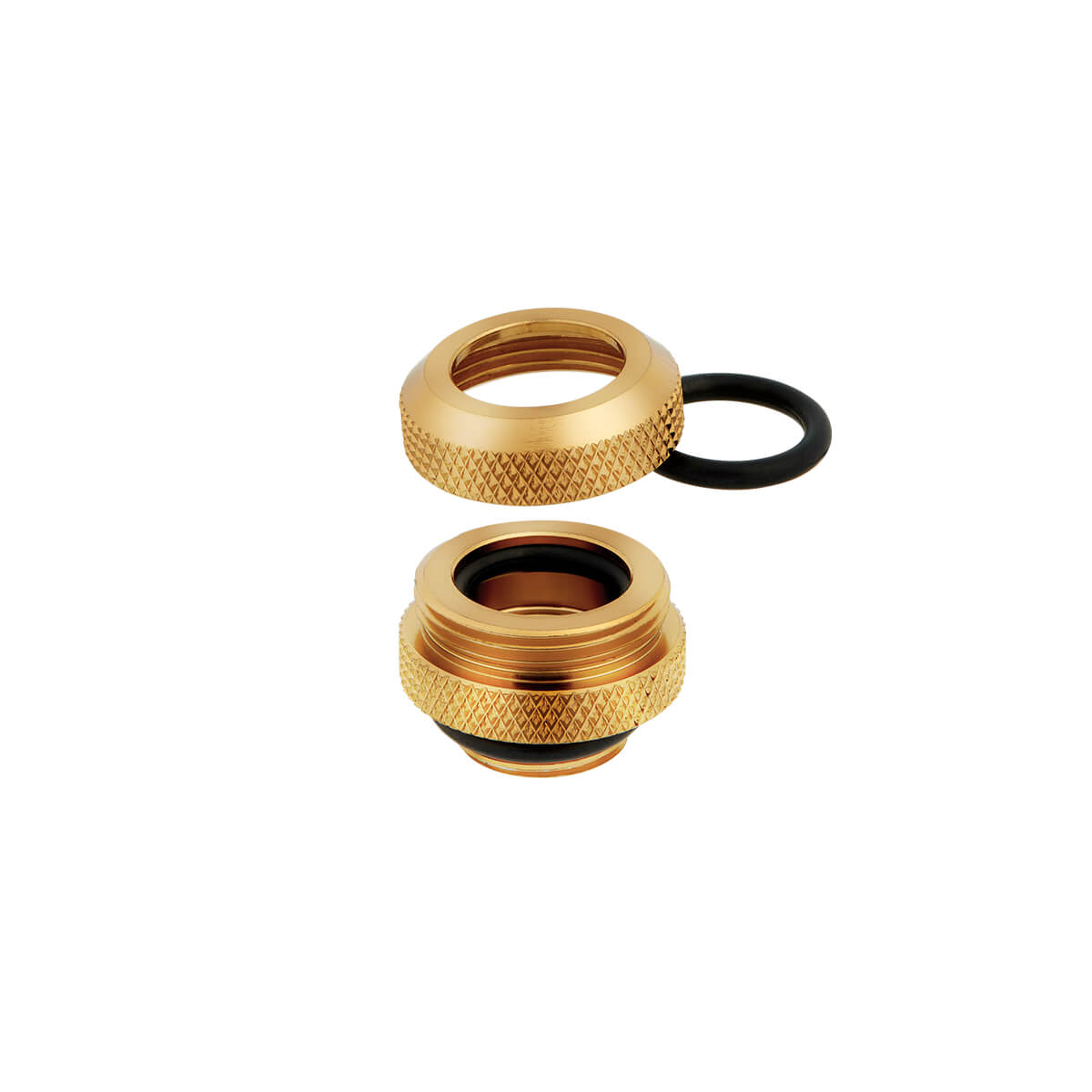 Corsair Hydro X Series XF Hardline 12mm Compression Fittings 4 Pack - Gold