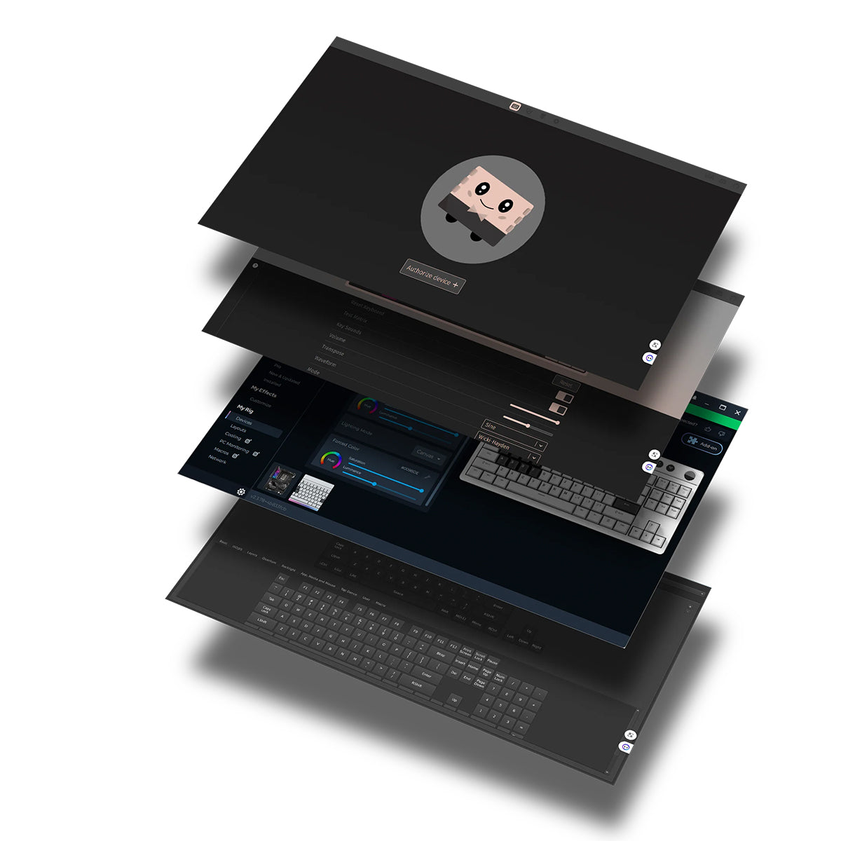 Pulsar Xboard QS TKL Mechanical Gaming Keyboard First Edition Kailh Linear Switch - Black