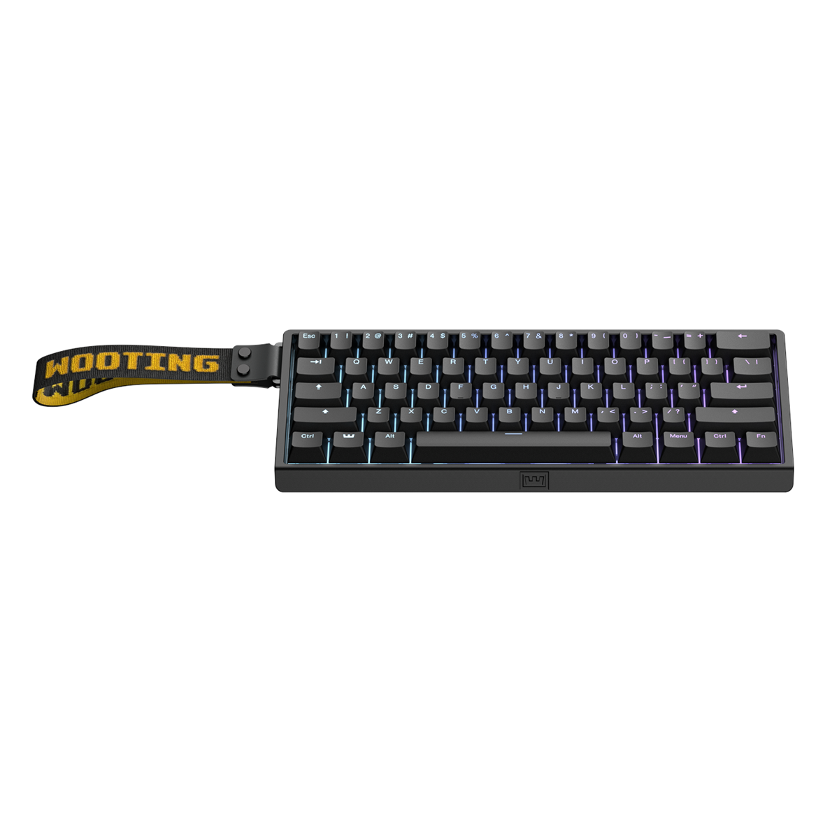 Wooting 60HE V2 60% Wired Hall-Effect Gaming Keyboard Black - Split Spacebar