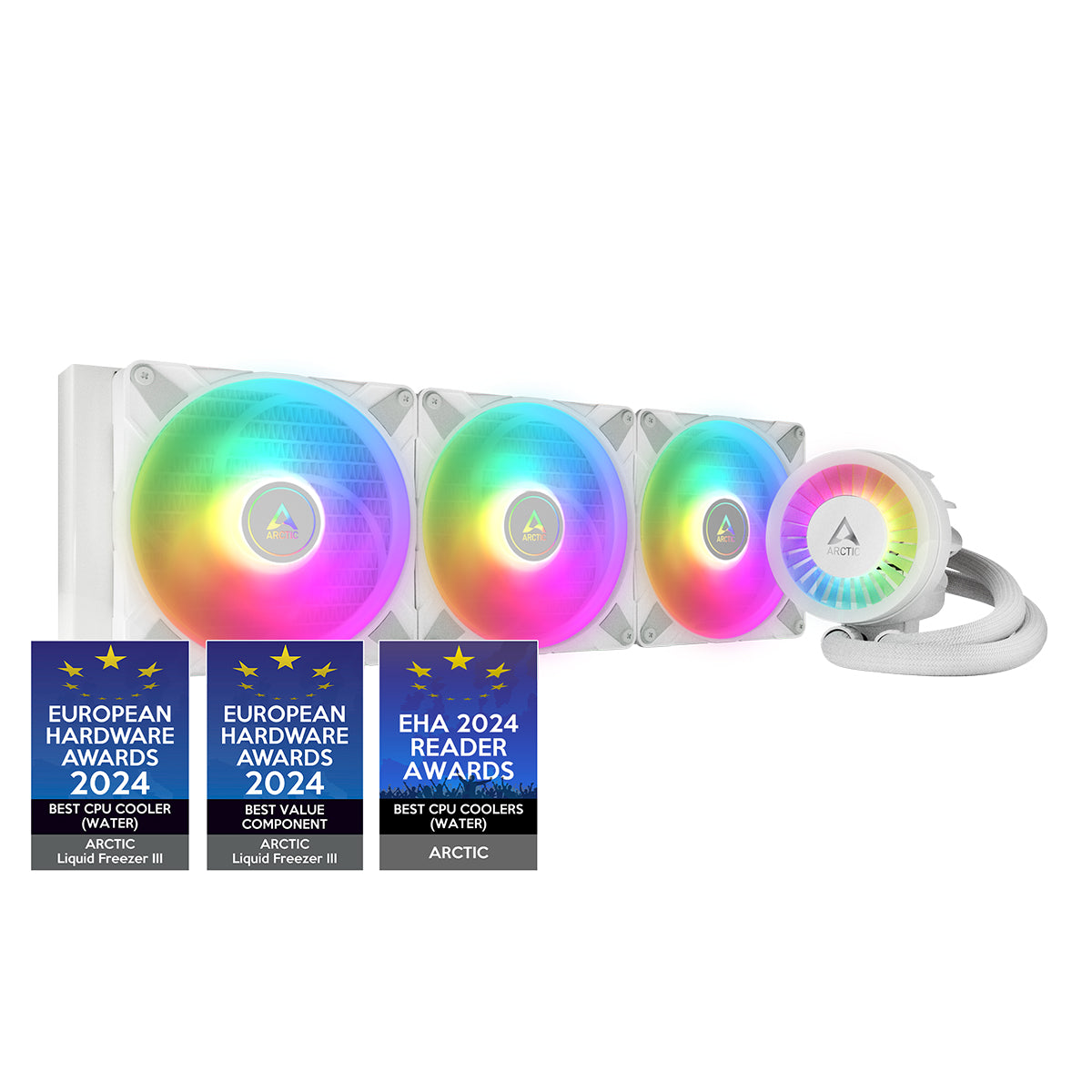 Arctic Liquid Freezer III 420 A-RGB AIO CPU Cooler - White