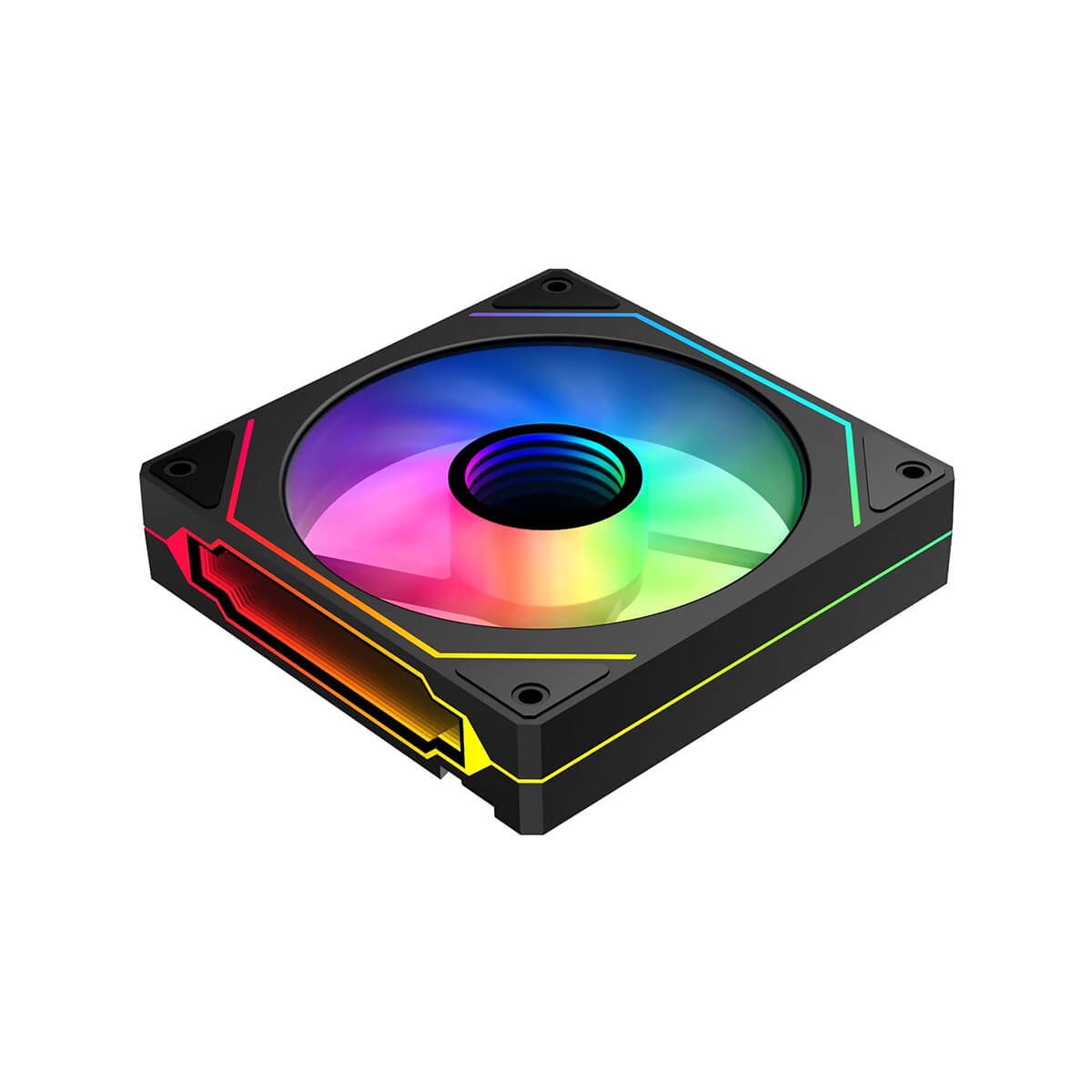 Sama YF1202 ARGB 120mm Infinity Mirror Reversed Fan OEM - Black
