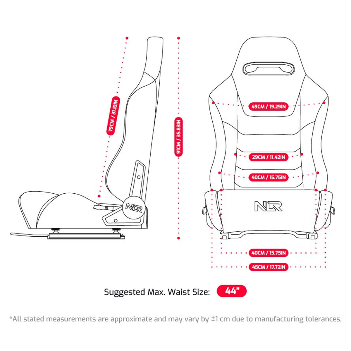 Next Level Racing ERS3 Hypercool Active Cooling Seat
