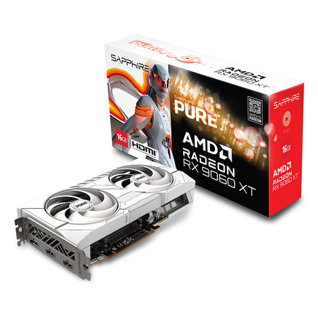 Sapphire Radeon RX 9060 XT Pure Gaming OC 16GB Graphics Card