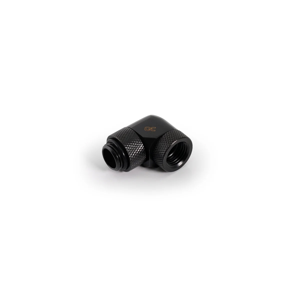 Alphacool Eiszapfen 90° G1/4 M-F Rotatable Adaptor Fitting 4 Pack - Black