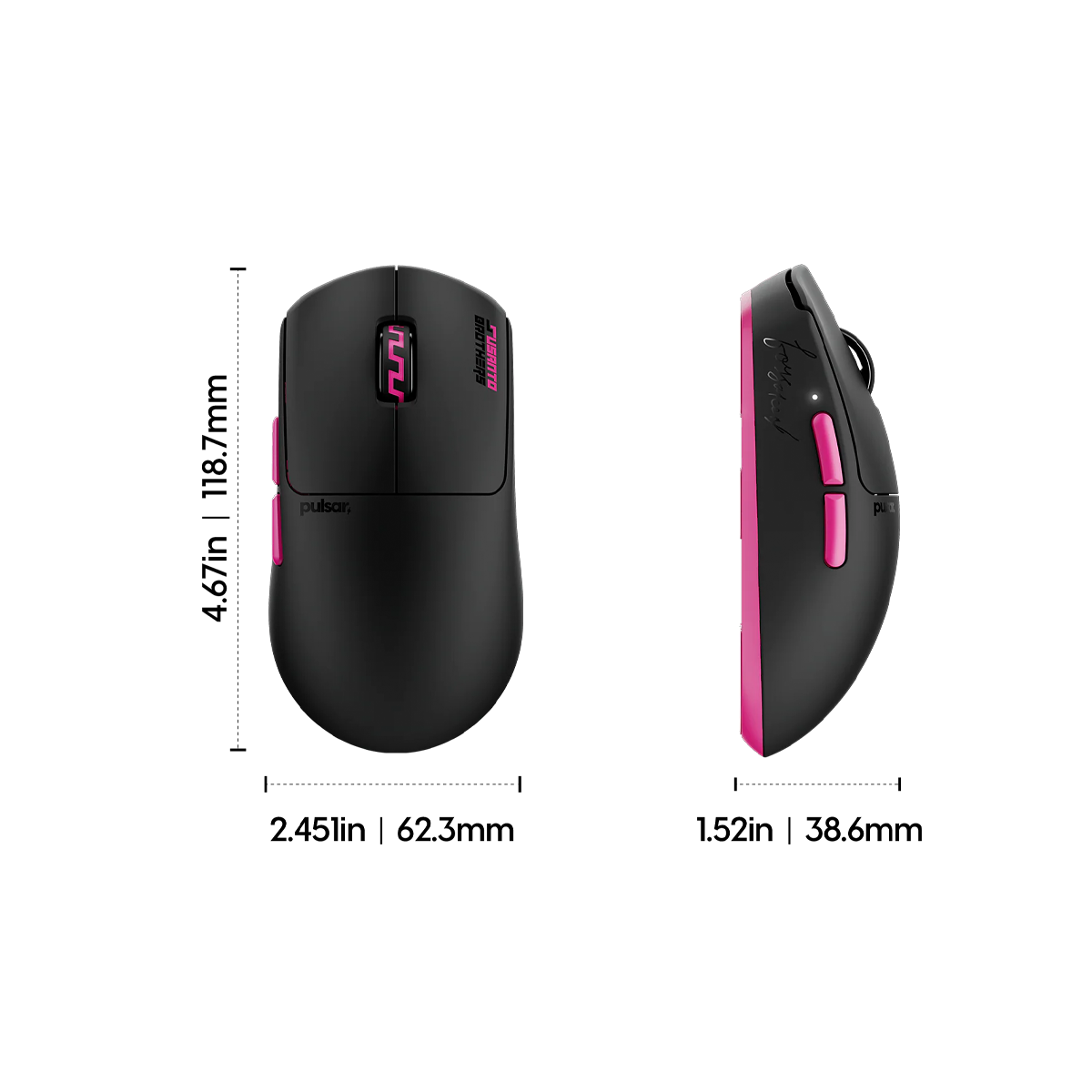 Pulsar Pro Series Susanto-X Medium Wireless Gaming Mouse