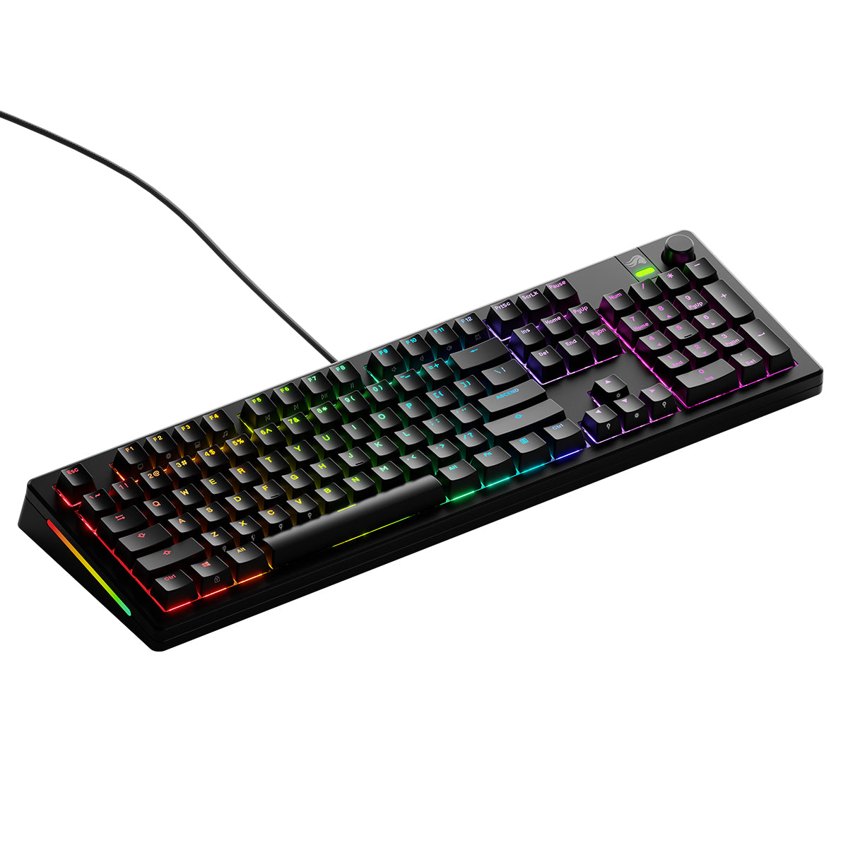 Glorious GMMK 3 100% Wired Mechanical Keyboard Fox Linear Switch - Black