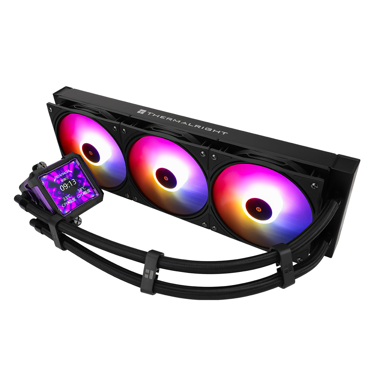 Thermalright Frozen Warframe Pro 360mm ARGB CPU Liquid Cooler - Black