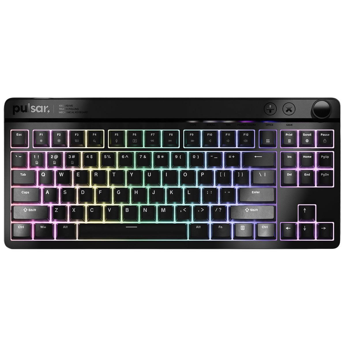Pulsar Xboard MS TKL Mechanical Gaming Keyboard Linear Switch - Black