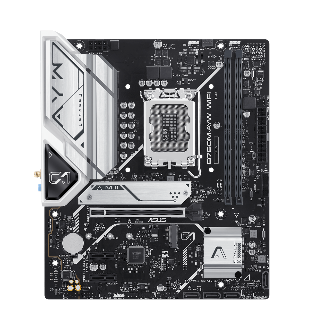 ASUS B760M-AYW WIFI DDR5 mATX Motherboard