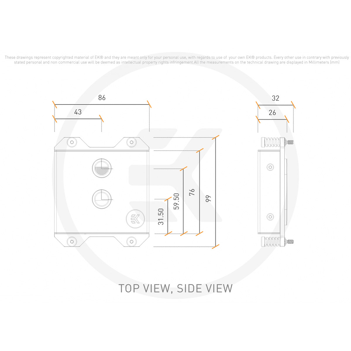 EKWB EK-Pro CPU WB AM5 Ni + Inox