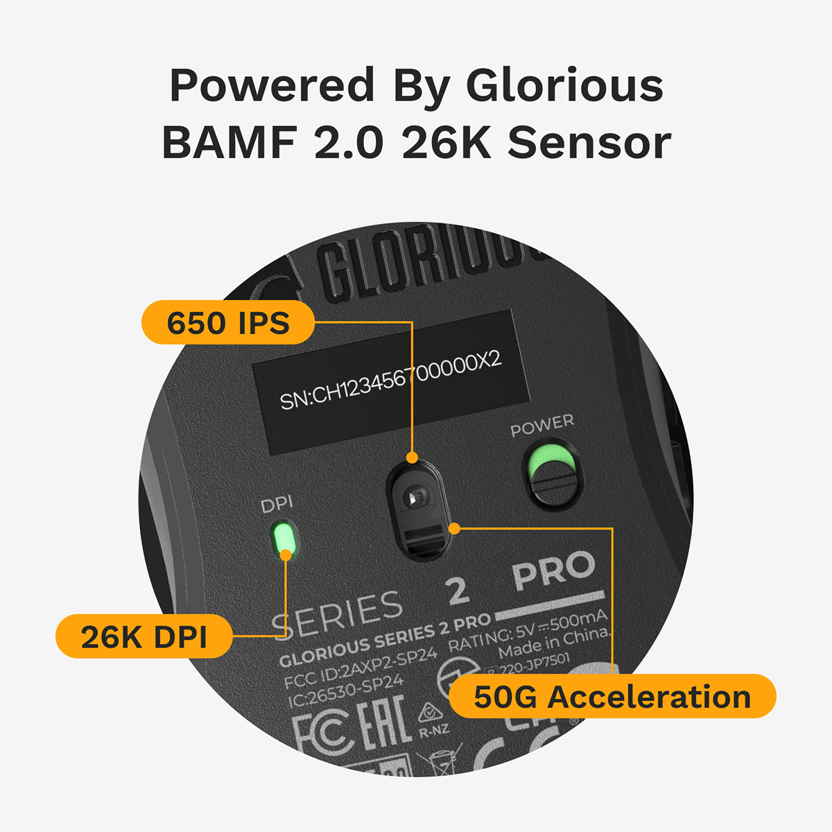 Glorious Series 2 Pro Wireless Gaming Mouse - Black