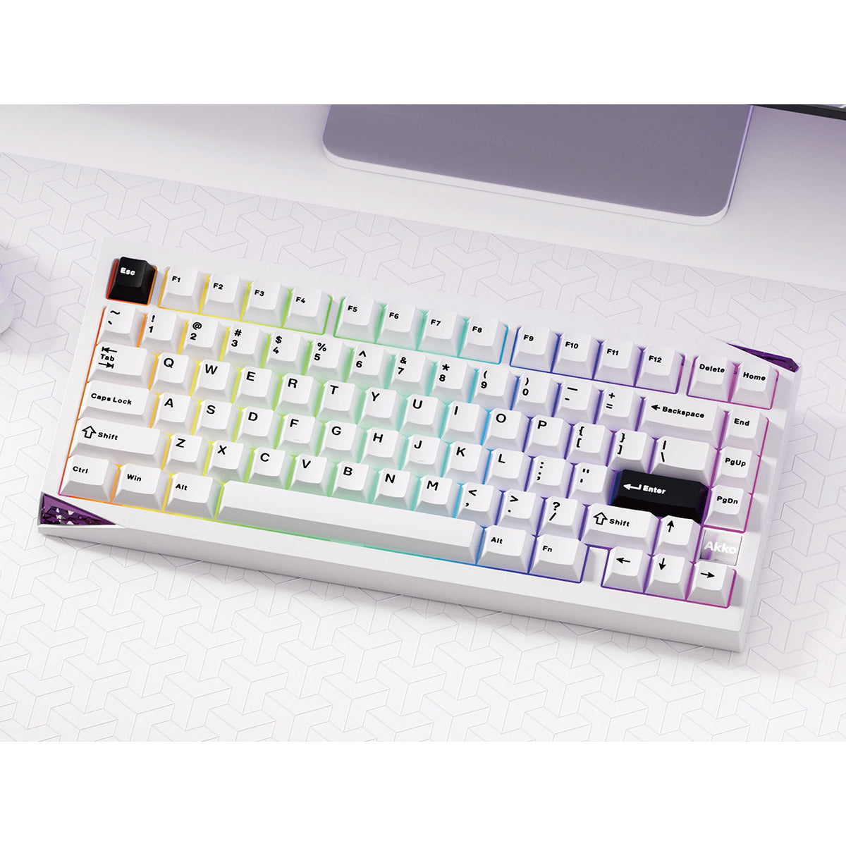 Akko Gem 01 VIA BOW 75% Wireless Mechanical Keyboard -  Stellar Rose Switch