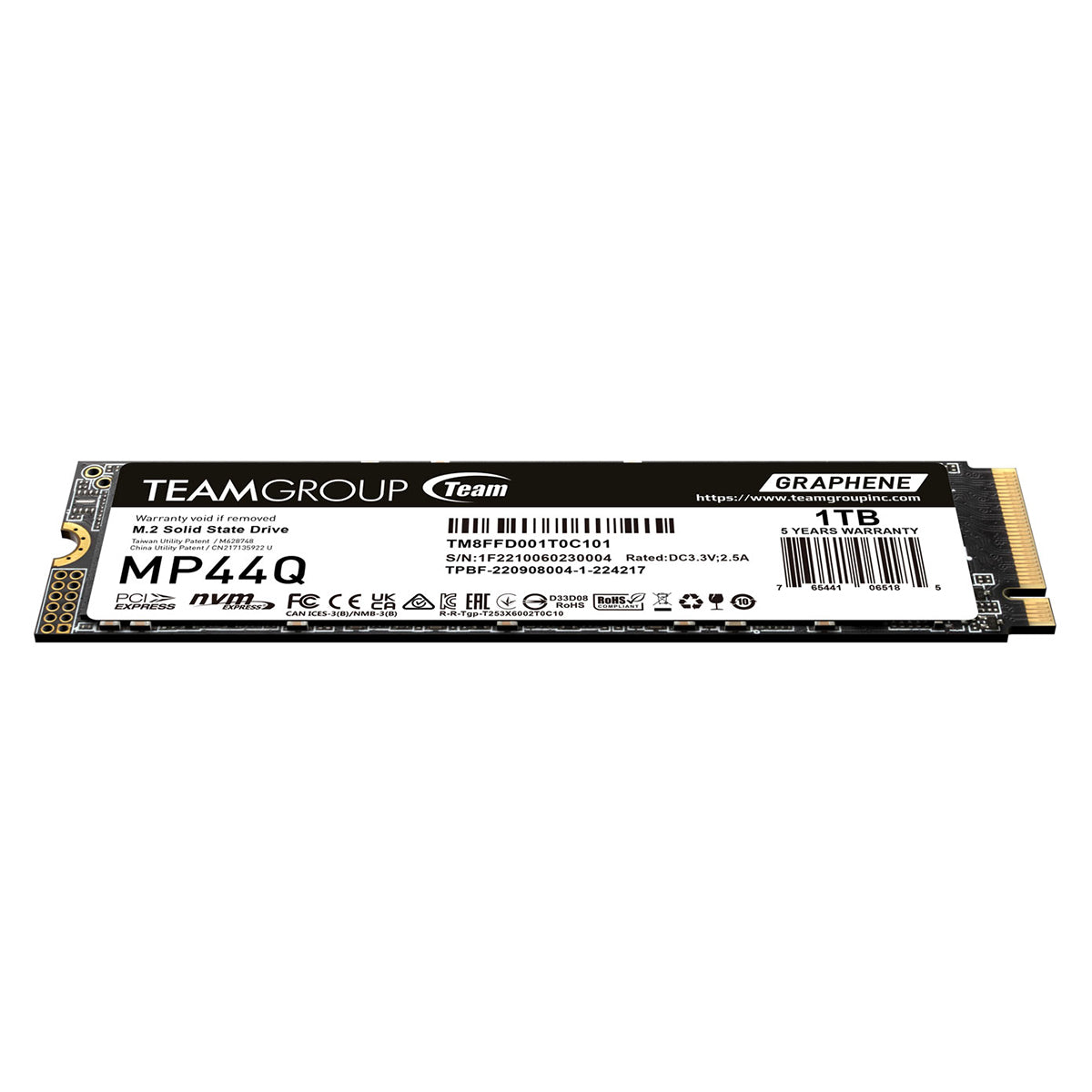 TeamGroup MP44Q 1TB M.2 Gen4 NVMe SSD