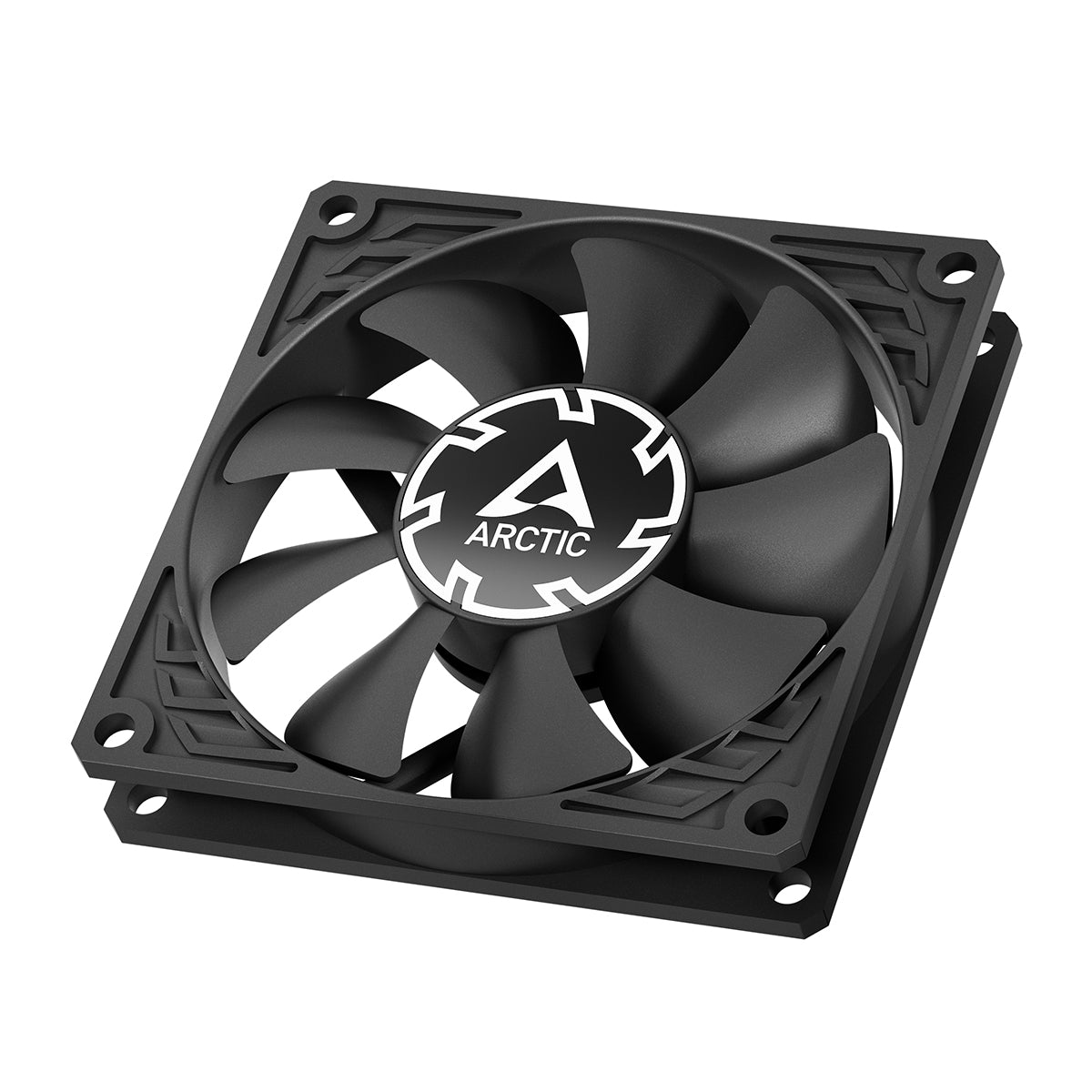 Arctic P8 Slim PWM PST 80mm Low Profile High Performance Fan - Black