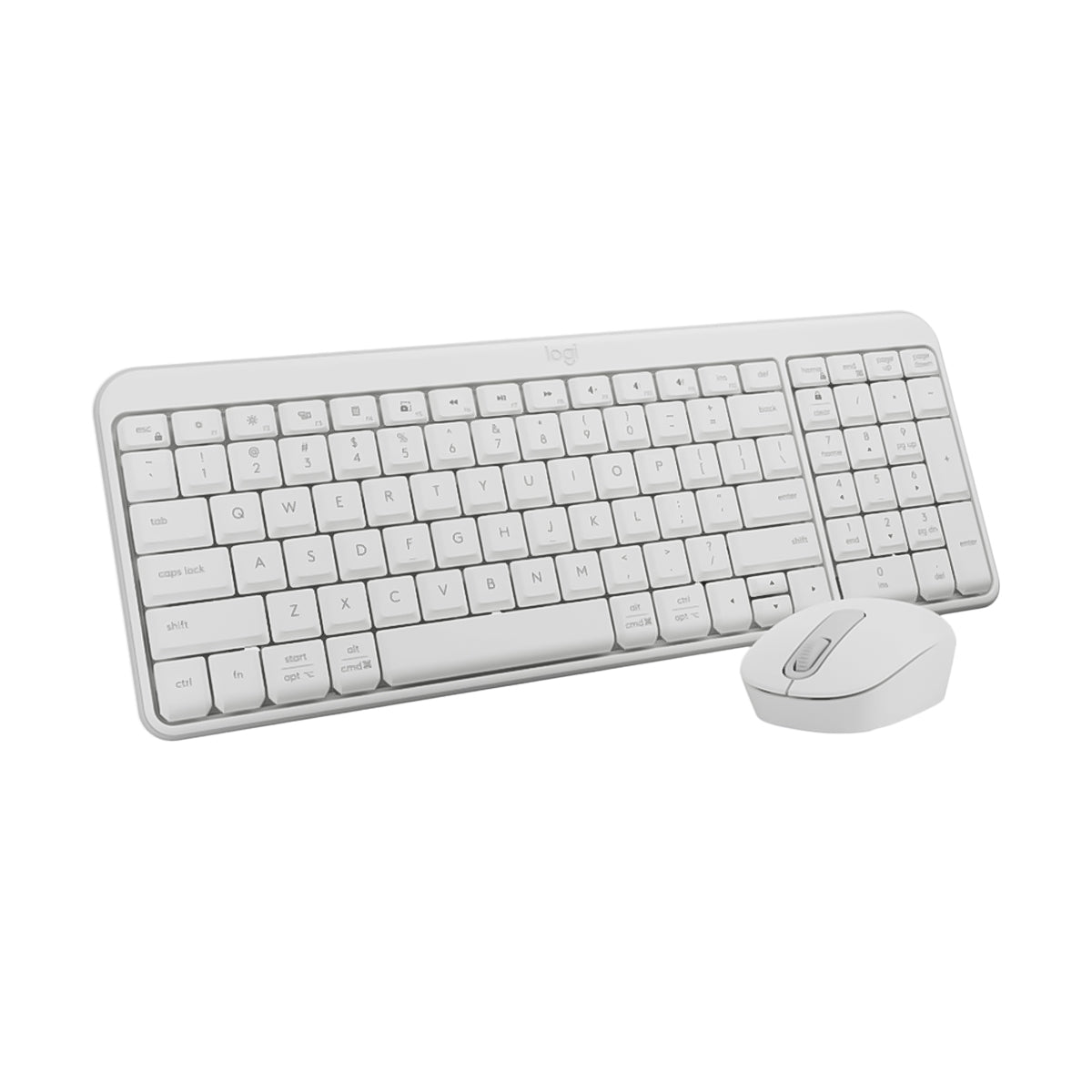 Logitech MK250 Compact Bluetooth Wireless Keyboard and Mouse Combo - Off White
