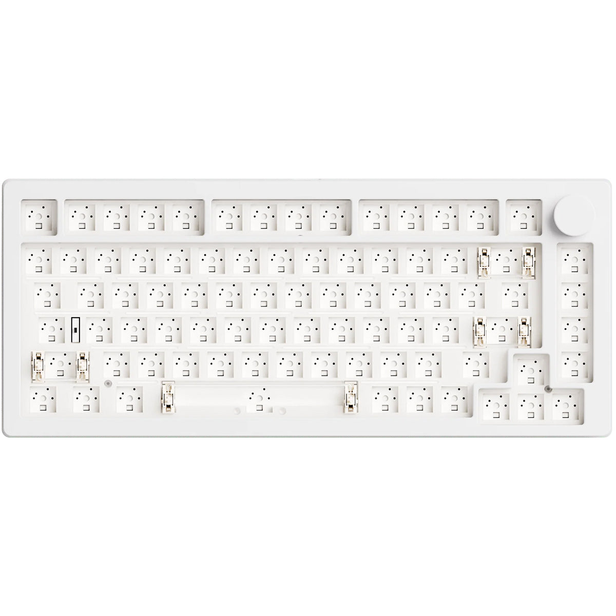 Akko Monsgeek M1 V5 VIA 75% Wireless Aluminium Mechanical Keyboard Barebones Kit - White