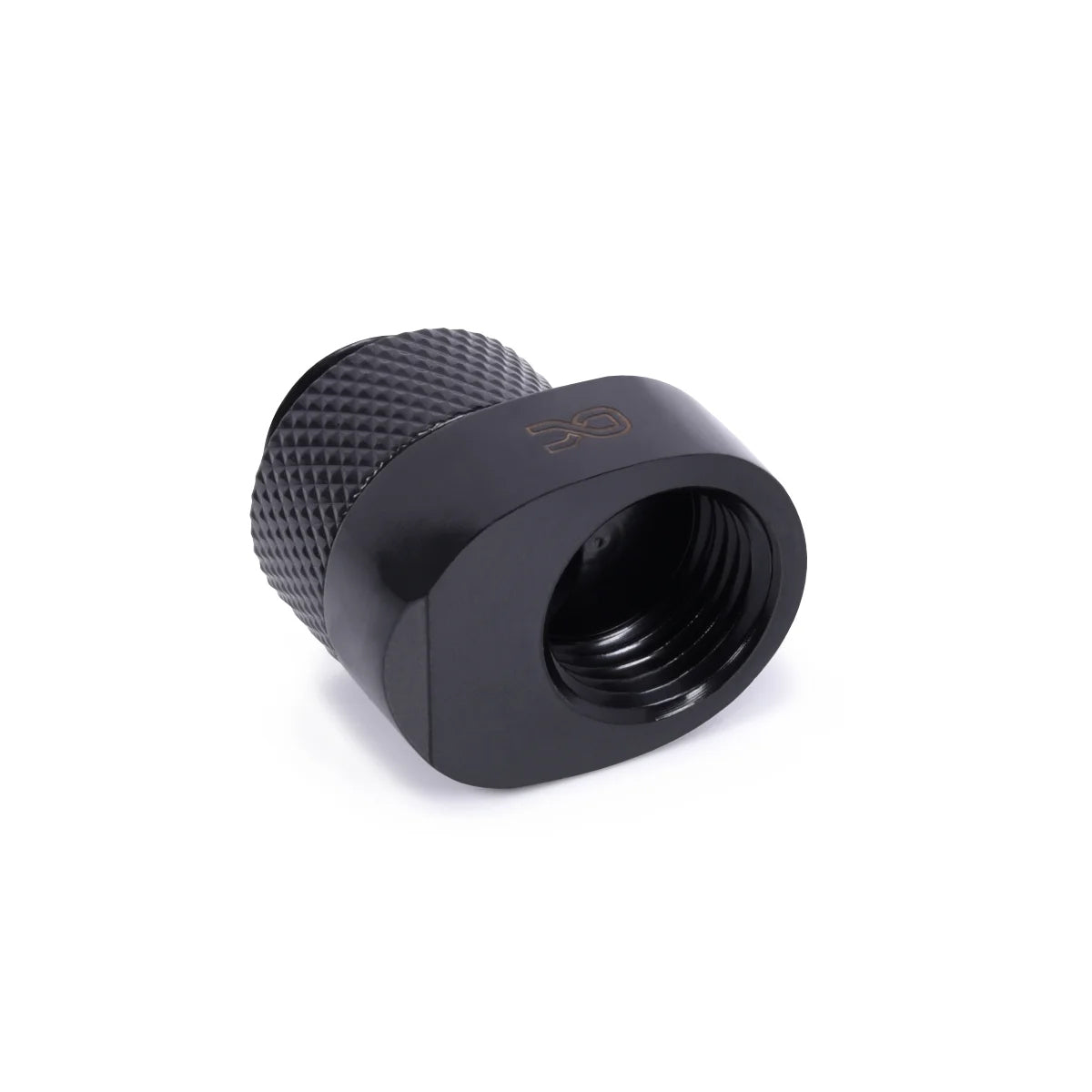 Alphacool Eiszapfen 8mm Offset Rotatable G1/4 M-F Fitting - Black