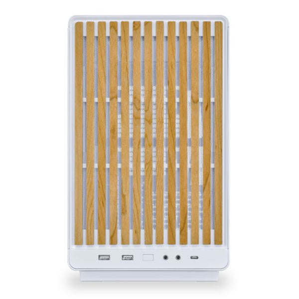 Lian Li DAN-A3 mATX Mini Tower Case - White Wooden