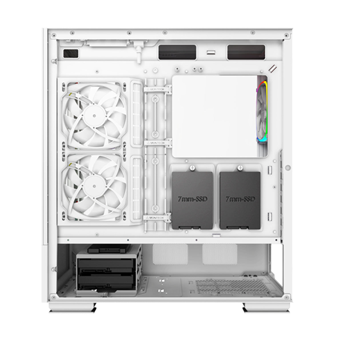 MONTECH SKY TWO Mid Tower Case - White