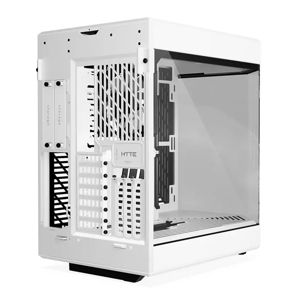 Hyte Y60 Tempered Glass Mid Tower Case - Snow White