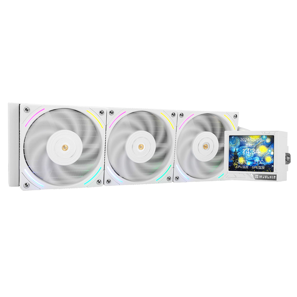 Thermalright Mjolnir Vision 360 White X 360mm LCD AIO CPU Liquid Cooler - Bulk Pack
