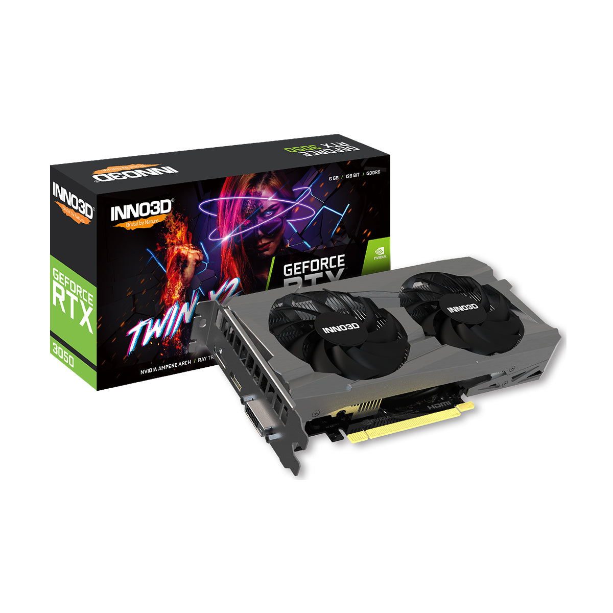 INNO3D GeForce RTX 3050 TWIN X2 V2 6GB Graphics Card