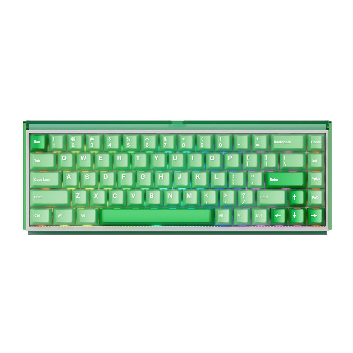 Akko RAY68-HE Green 68% Wireless Hall-Effect Gaming Keyboard - AstroAim Switch