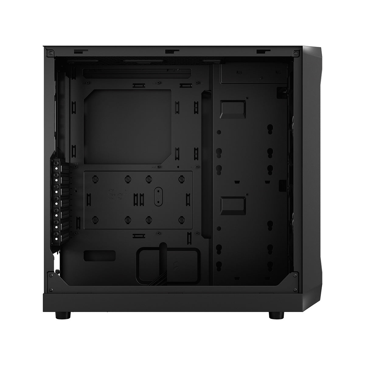 Fractal Design Focus 2 Mid Tower Case - Black Solid Panel