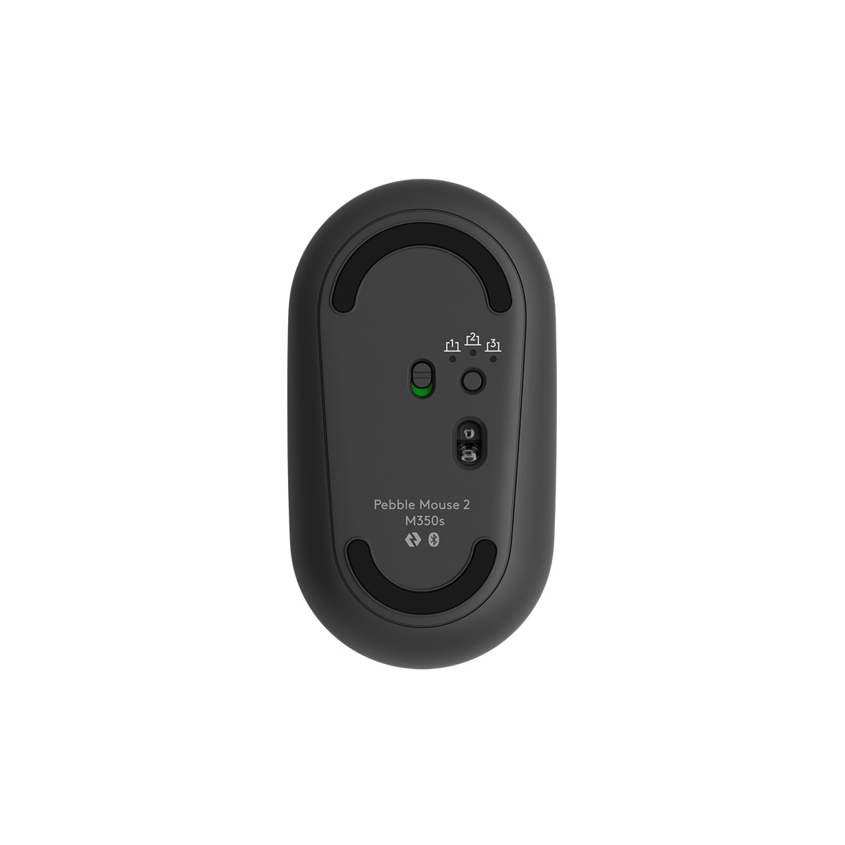 Logitech Pebble 2 M350S USB Wireless/Bluetooth Mouse - Graphite