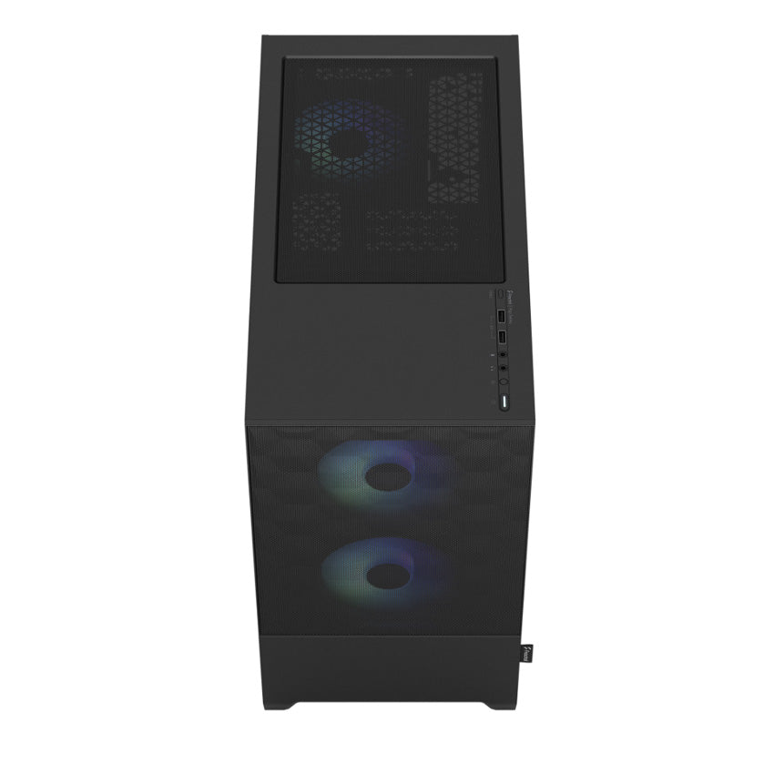 Fractal Design Pop Mini Air RGB mATX Mini Tower - Black TG Clear Tint