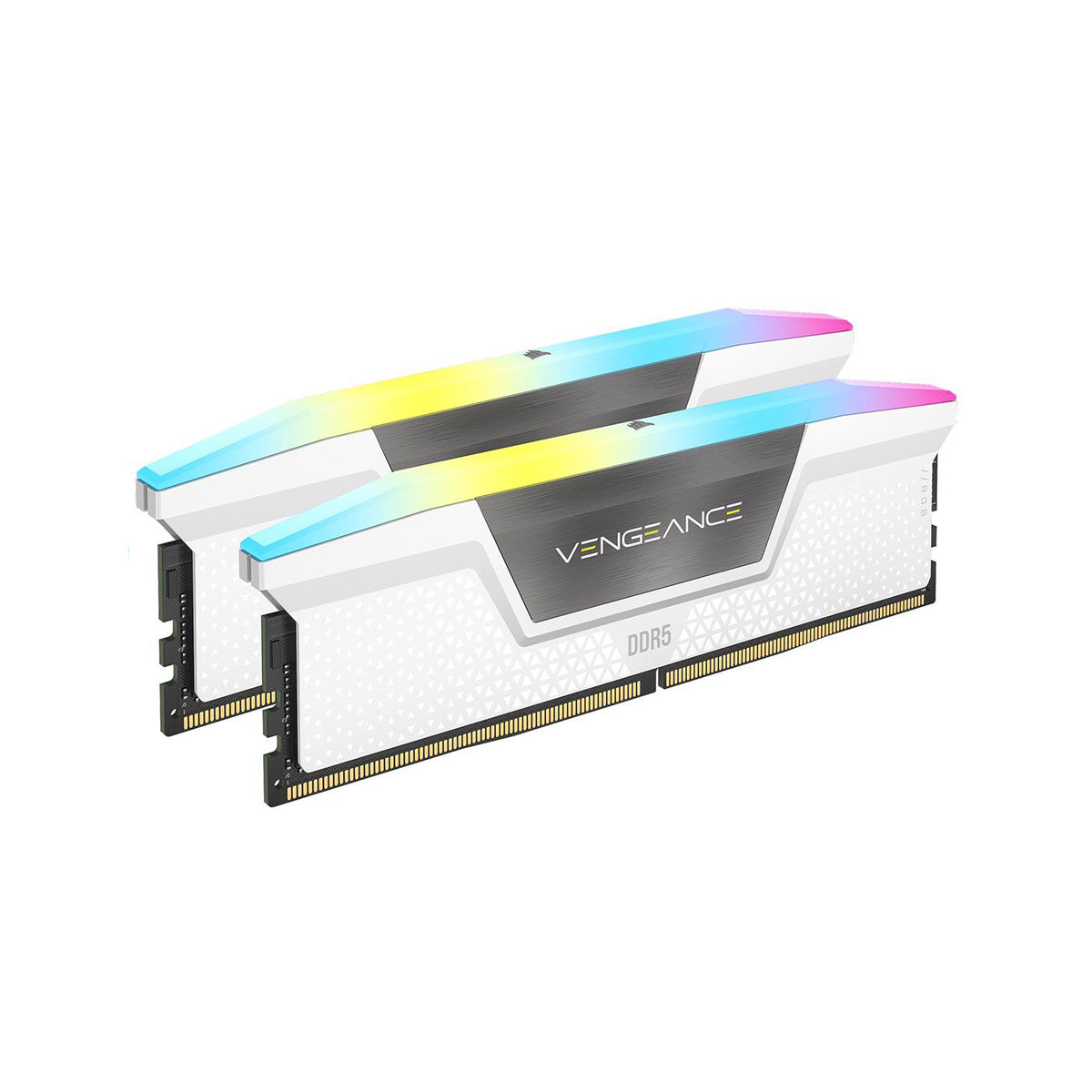 Corsair CMH32GX5M2B5600C40W VENGEANCE RGB 32GB (2X16GB) DDR5-5600 CL40 White Memory