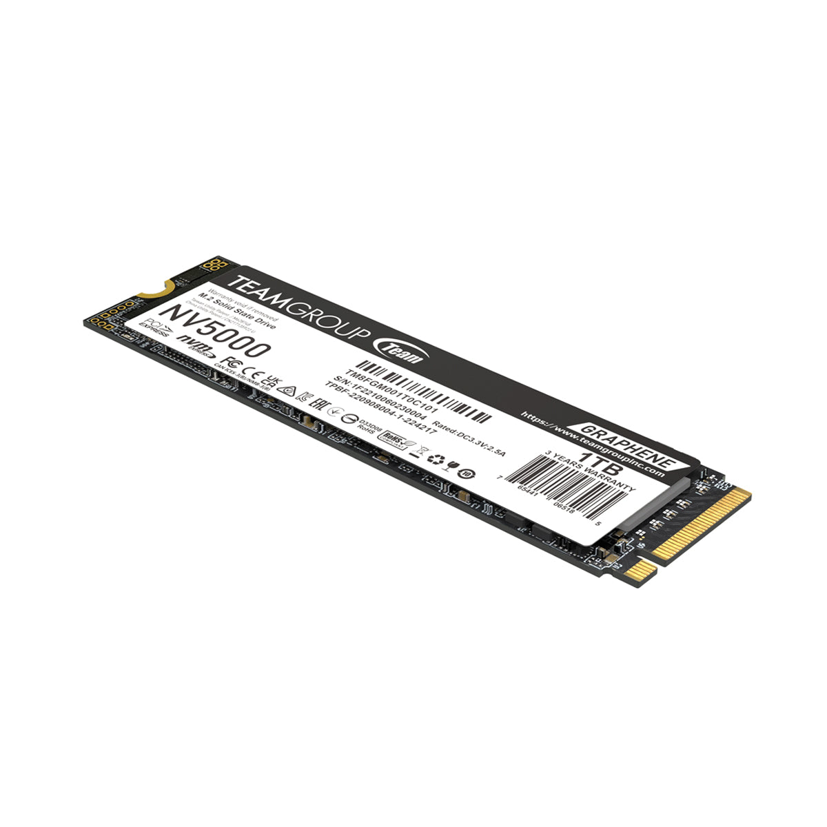 TeamGroup NV5000 1TB M.2 Gen4 NVMe SSD