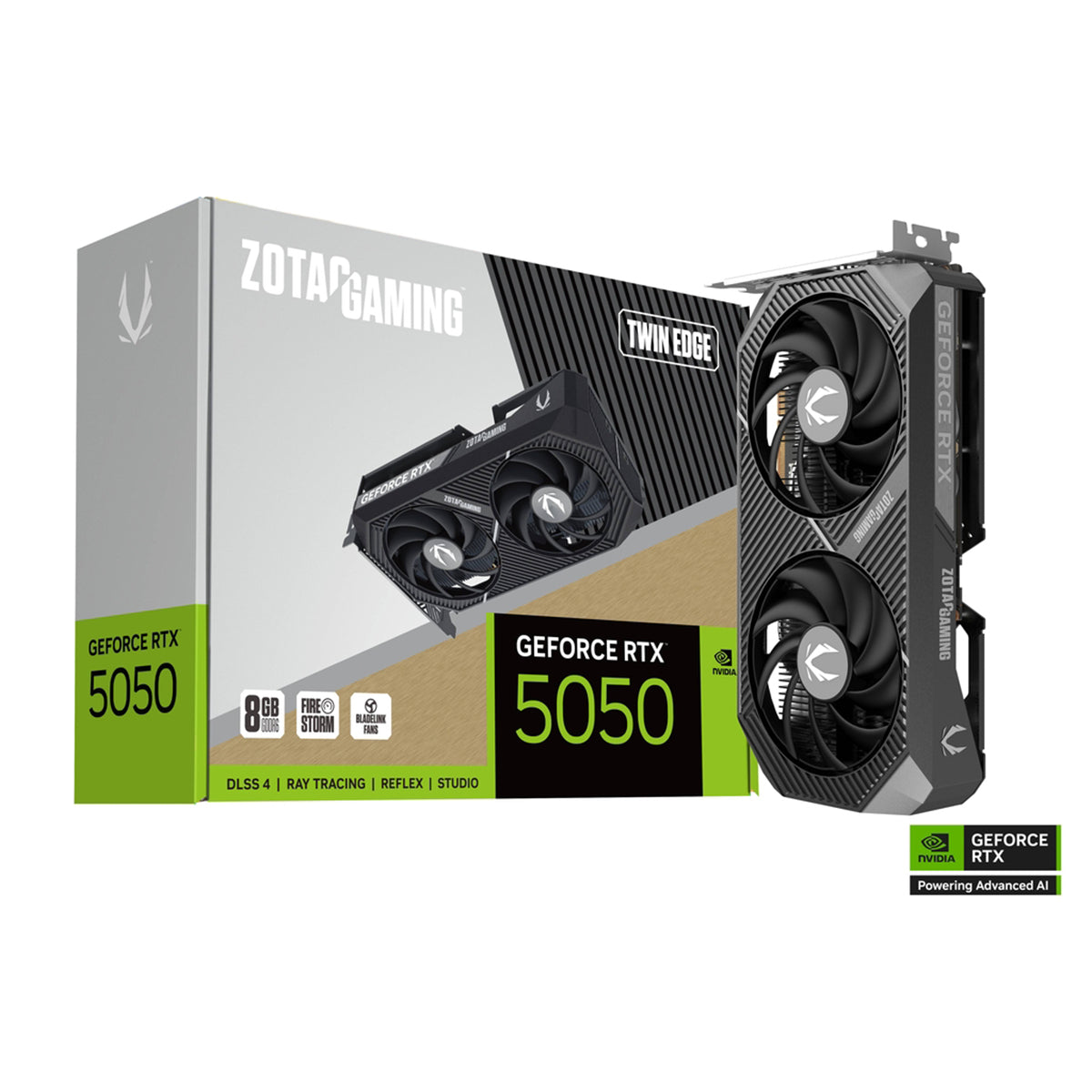 ZOTAC GeForce RTX 5050 TWIN EDGE 8GB Graphics Card