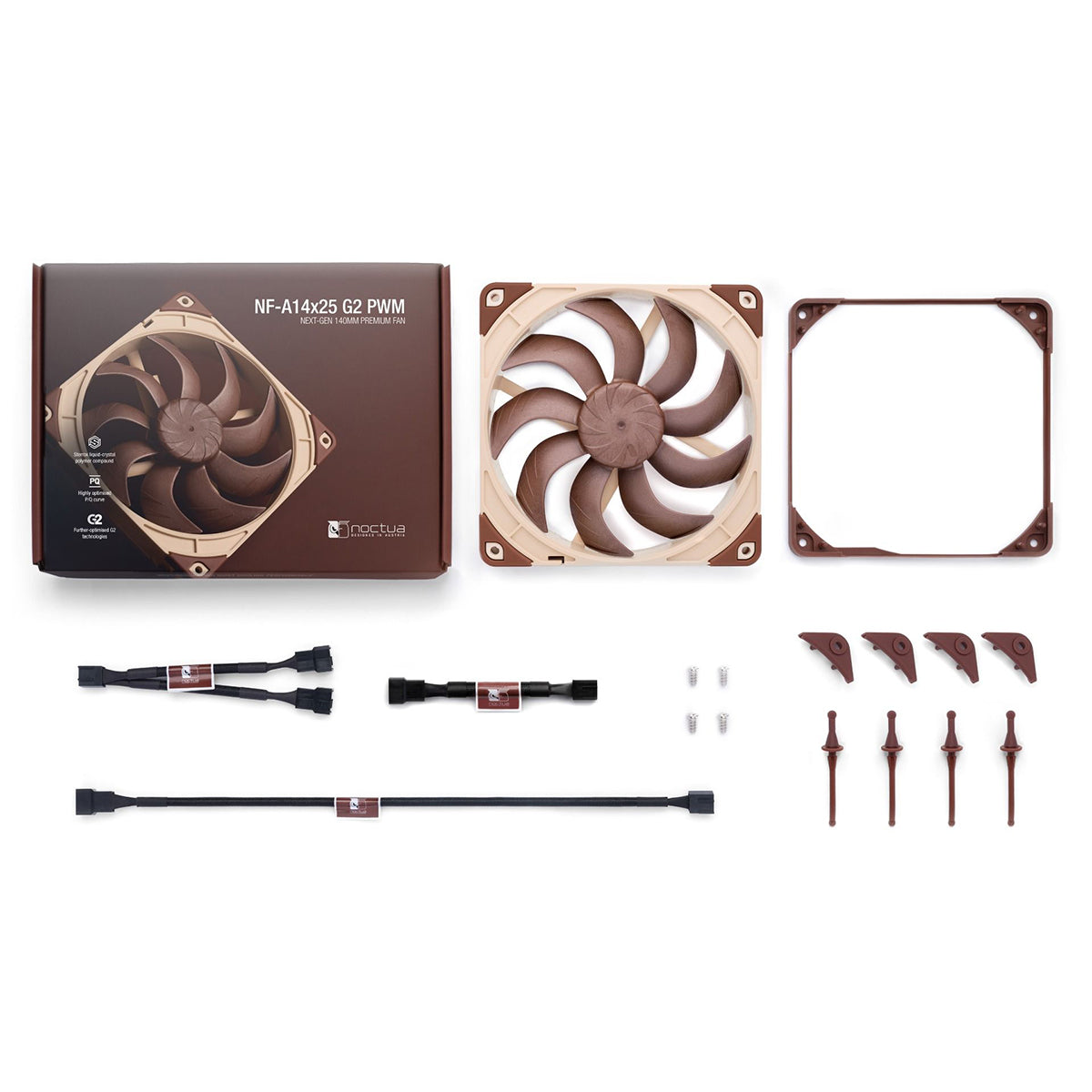 Noctua NF-A14X25 G2 PWM 140mm 1500rpm Fan