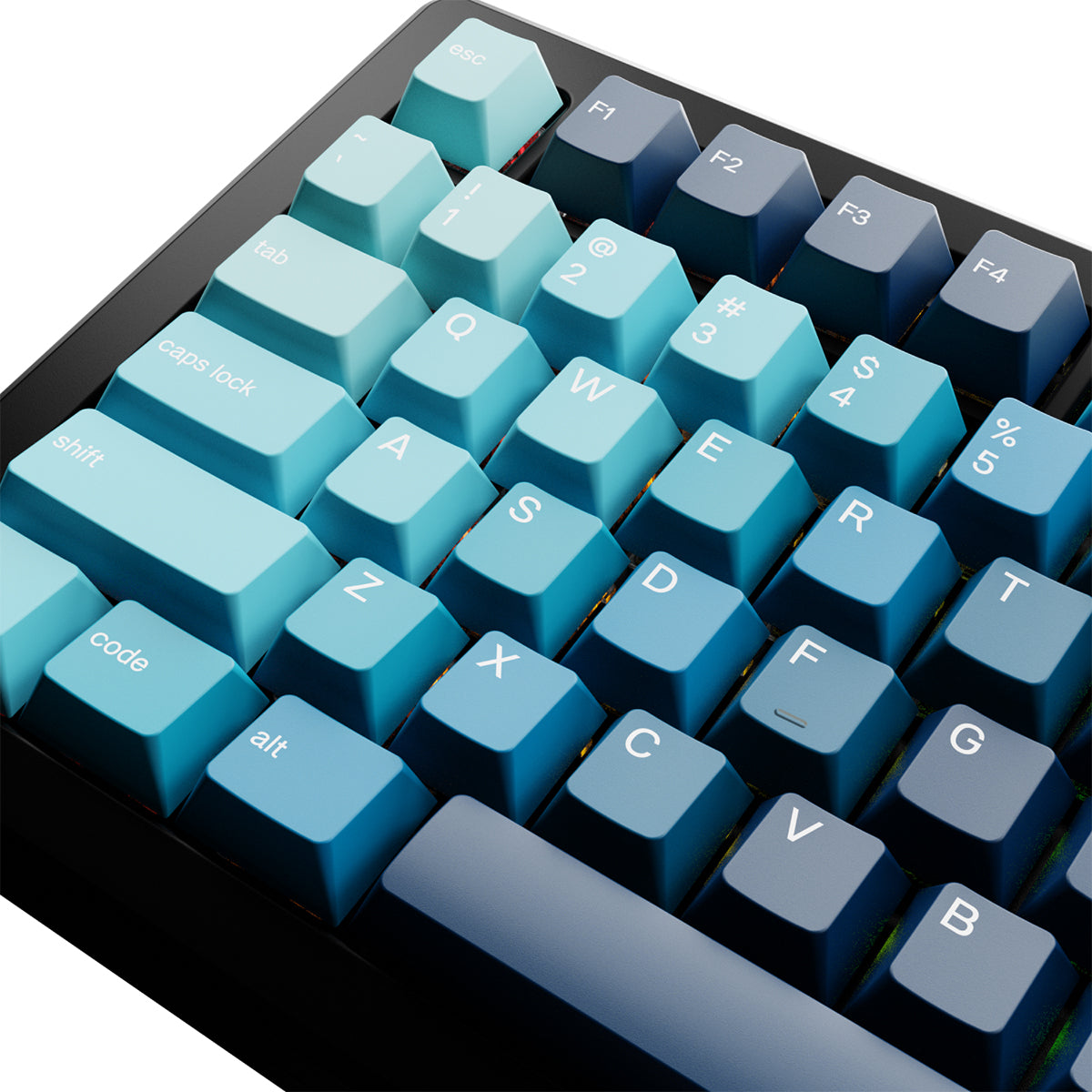 Glorious GPBT Gradient Keycaps - Celestial Ice