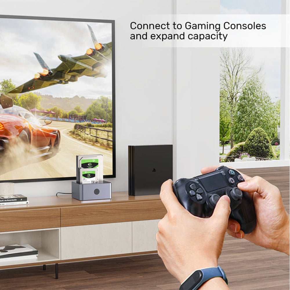 Unitek Dual Bay USB 3.0 Aluminium Docking Station