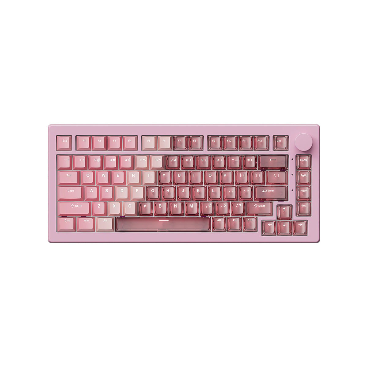 Akko 5075 V3-HE Pink 75% Wireless Hall-Effect Gaming Keyboard - AstroAim Switch