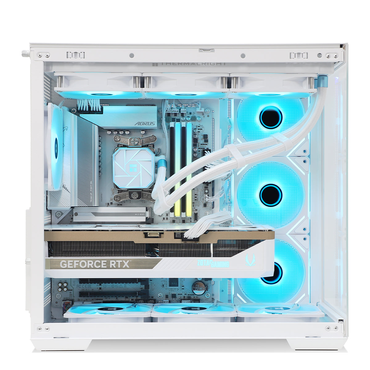 Agility MASTER RTX 5090 Ryzen 9 9900X3D Gaming PC - WHITE