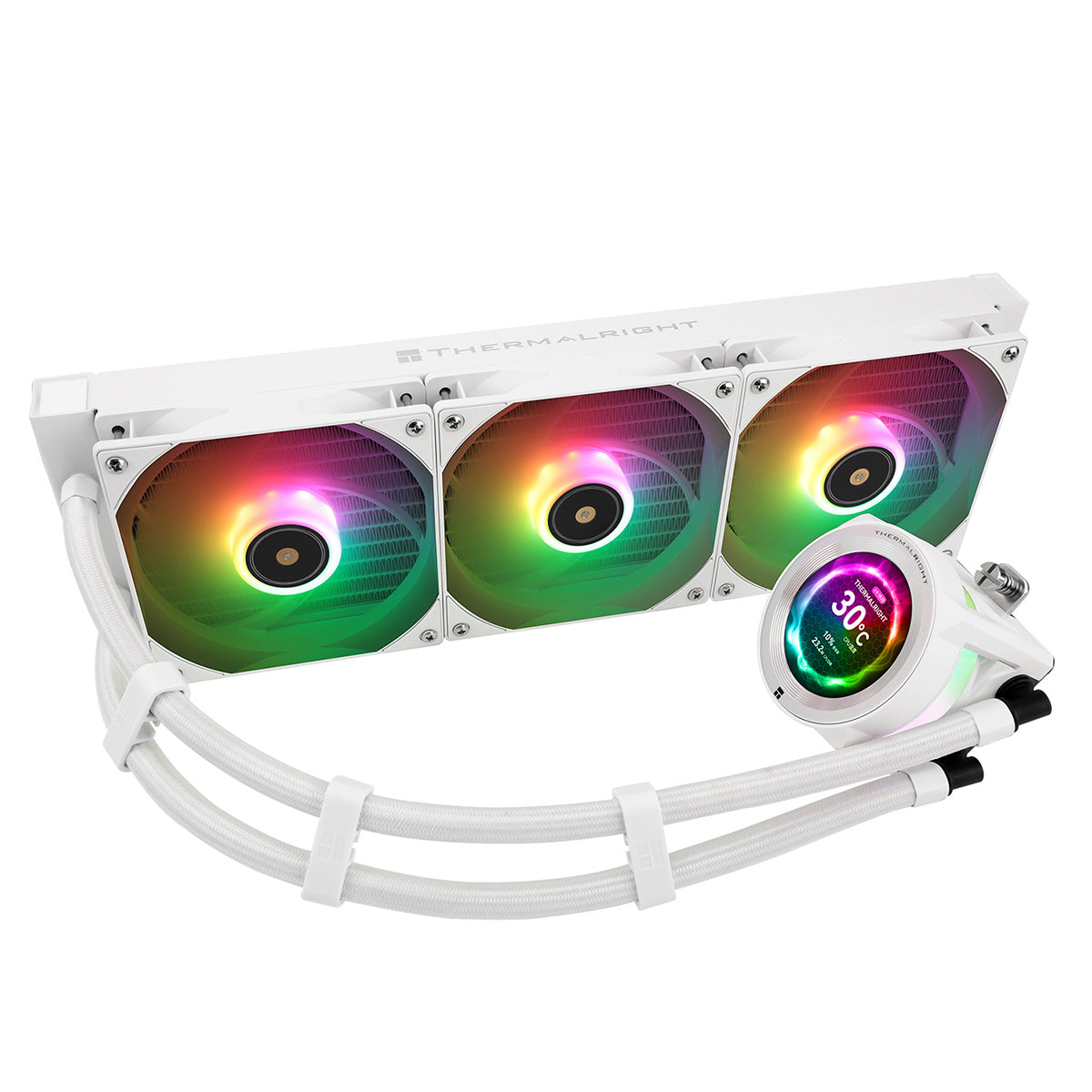 Thermalright Core Vision 360 White ARGB 360mm LCD AIO Liquid CPU Cooler
