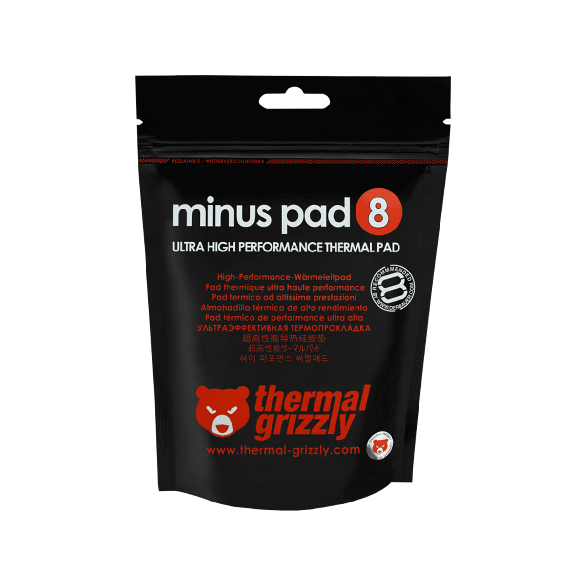 Thermal Grizzly Minus Pad 8 Thermal Pad - 120x 20x 1.0 mm