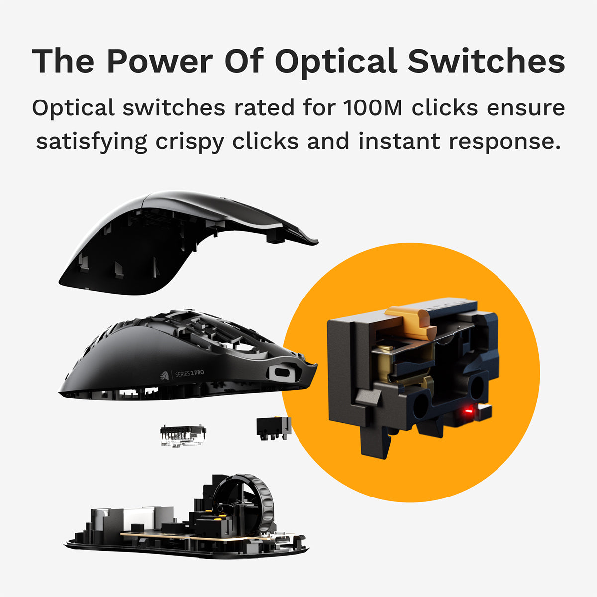 Glorious Series 2 Pro Wireless Gaming Mouse - White