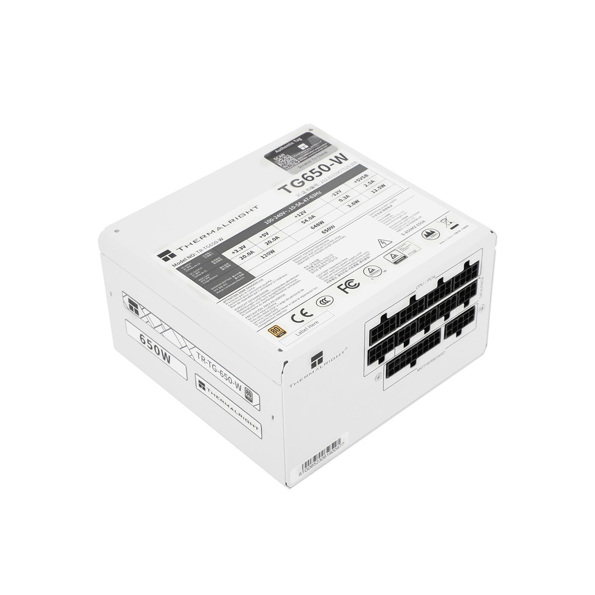 Thermalright TR-TG 650-W 650W 80 Plus Gold Fully Modular Power Supply - White