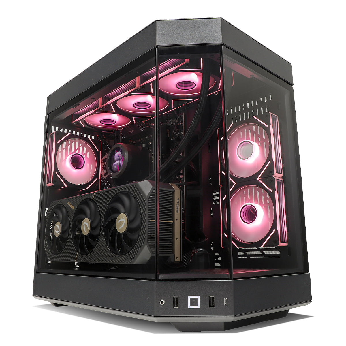 Abyssal LUX RTX 5090 Ryzen 9 9900X3D Gaming PC - BLACK