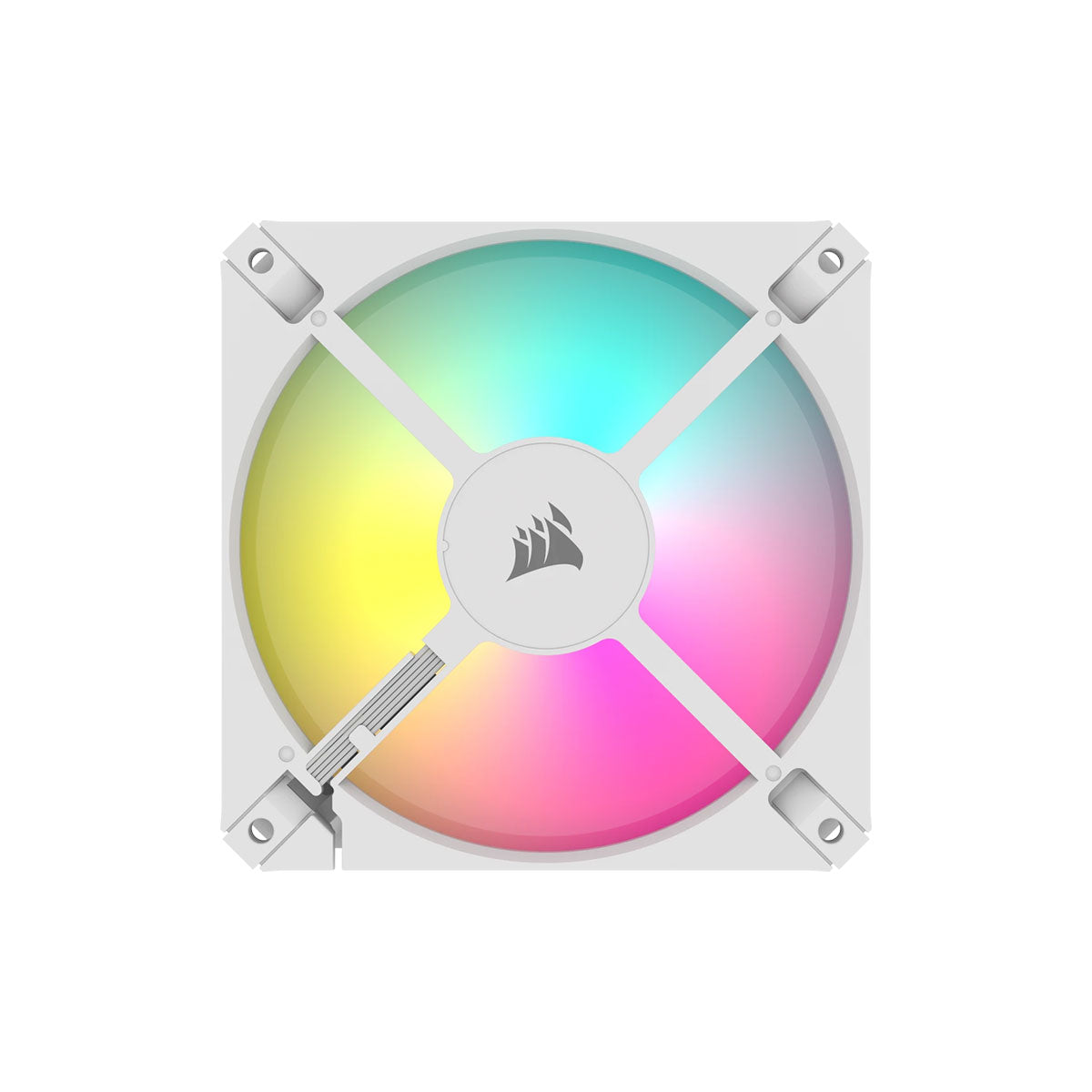 Corsair AR120 White, 120mm iCUE RGB Fan, ARGB-compatible, Triple Pack
