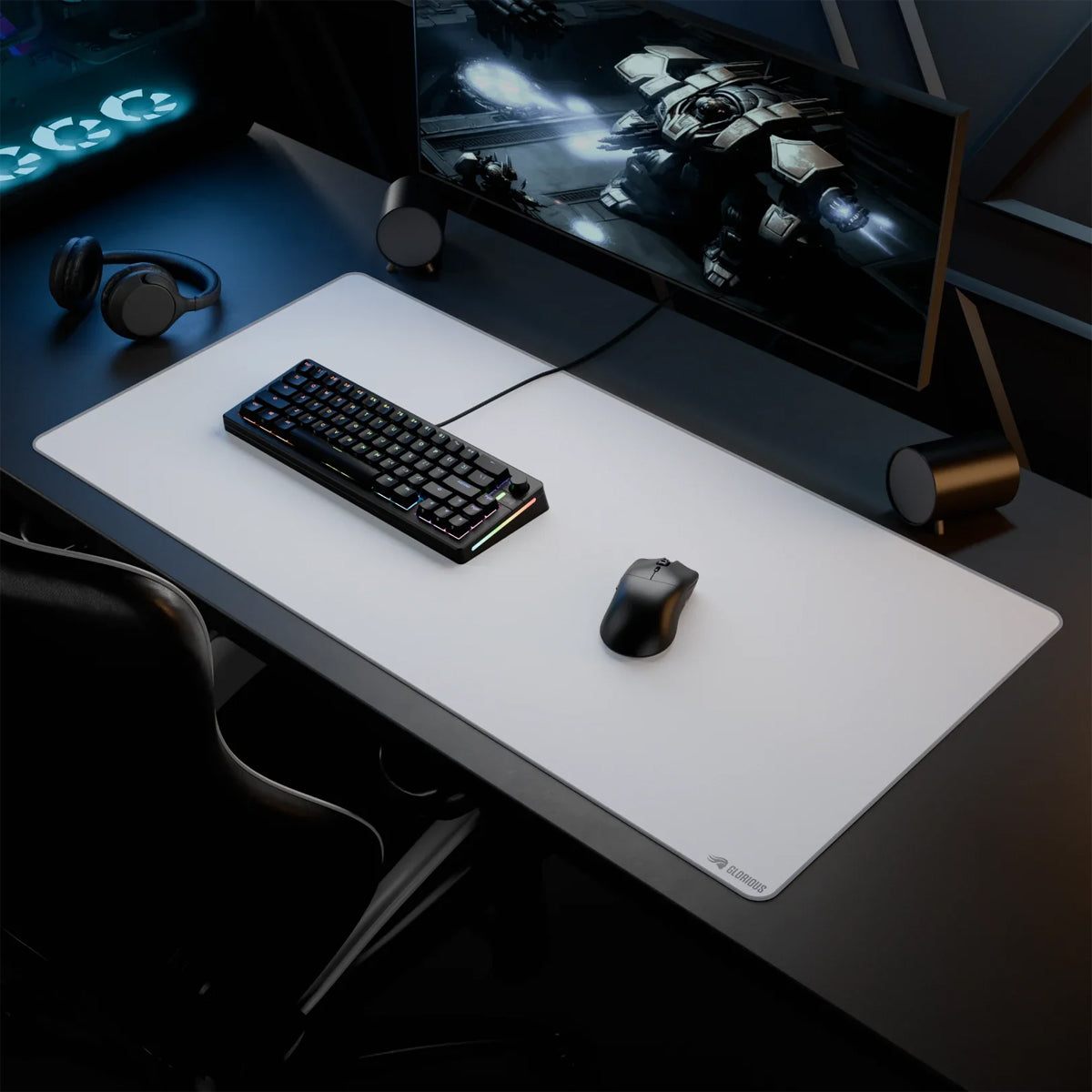 Glorious GMP 2 Stitched Cloth Gaming Mouse Pad XXL - White